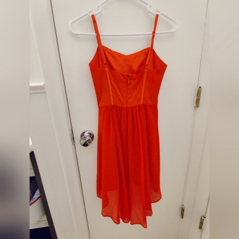Red Bebe's special occasion dress